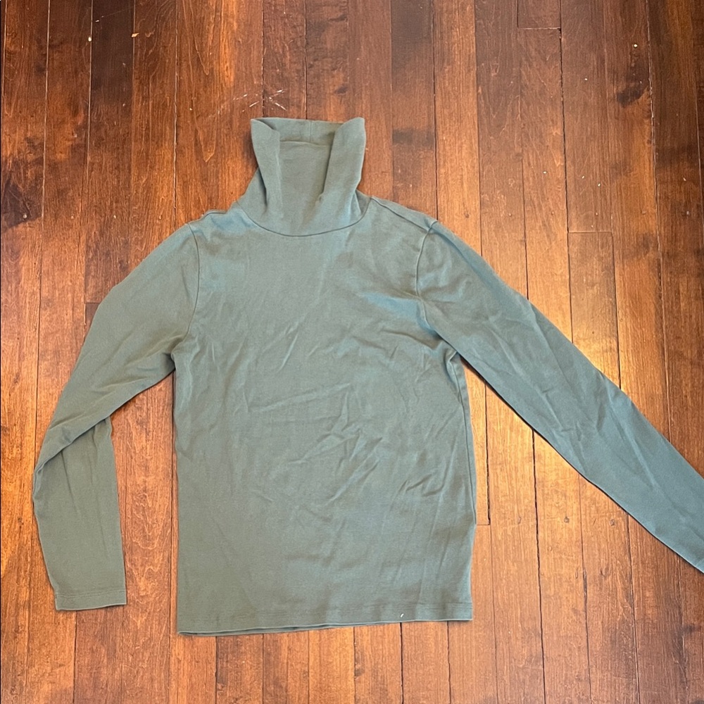 J. Crew Sage Green Turtleneck Sweater